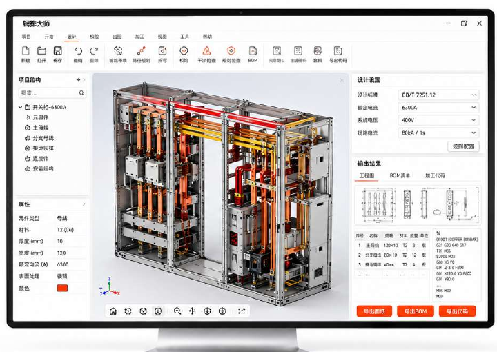 铜排大师软件界面